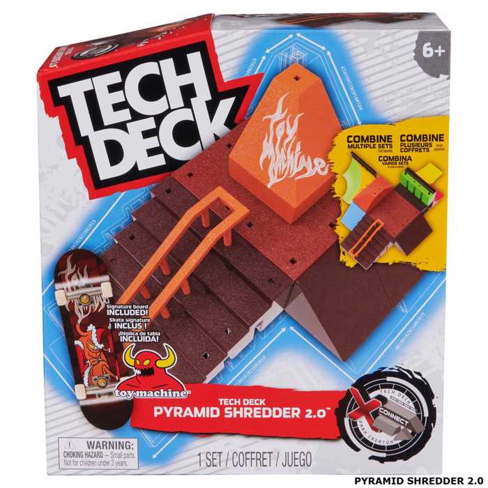 Tech Deck  X-Connect  Park Creator - 1 Miniatoura Troxosanida kai 1 Rampa